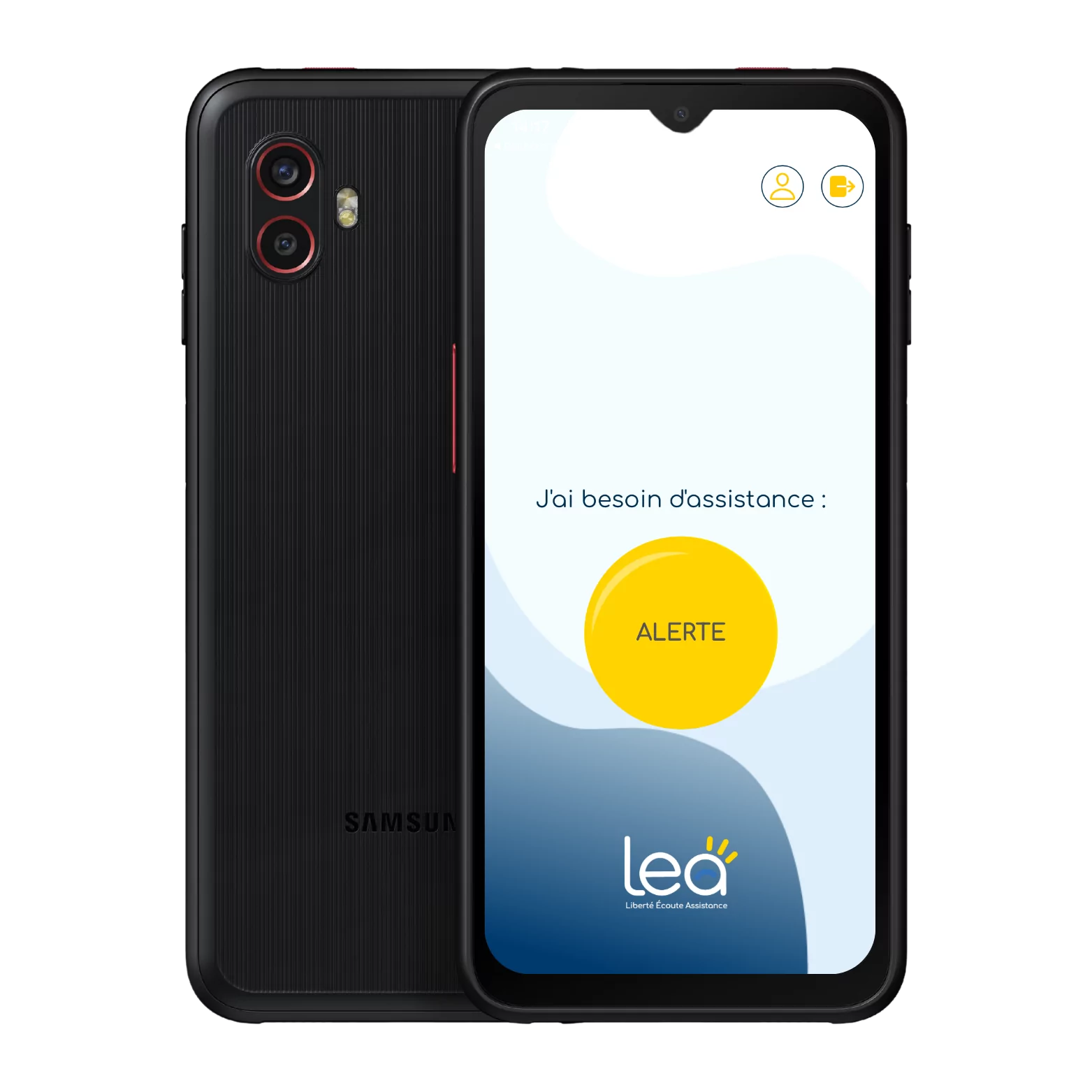 Boîtier de téléassistance mobile géolocalisée Activ'mobil de Présence Verte